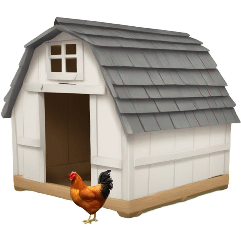 Farmhouse Chicken coop emoji