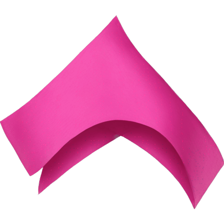 Pink triangel flag  emoji