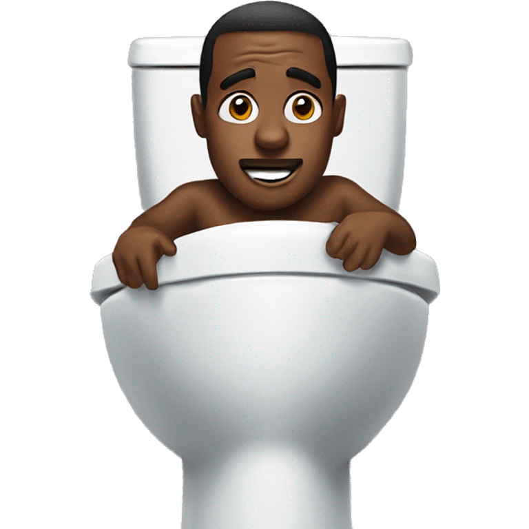 Diddy in a toilet emoji