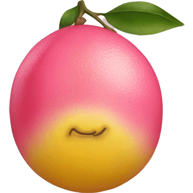 pink lemon emoji