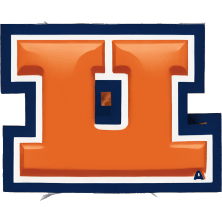 Illini logo on a basketball emoji