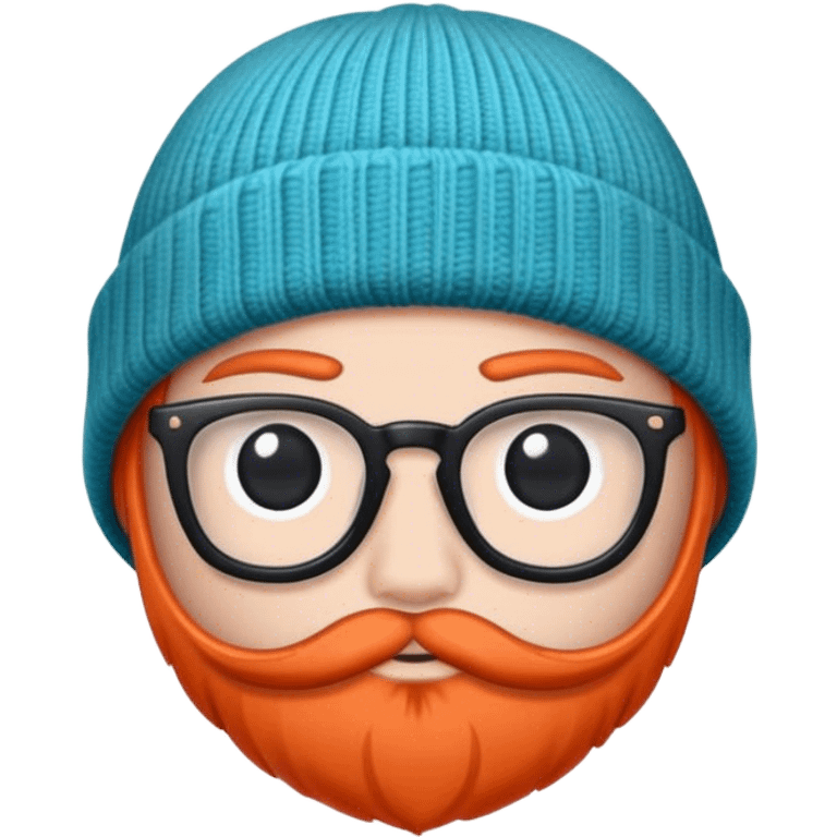 Hipster beanie hat emoji