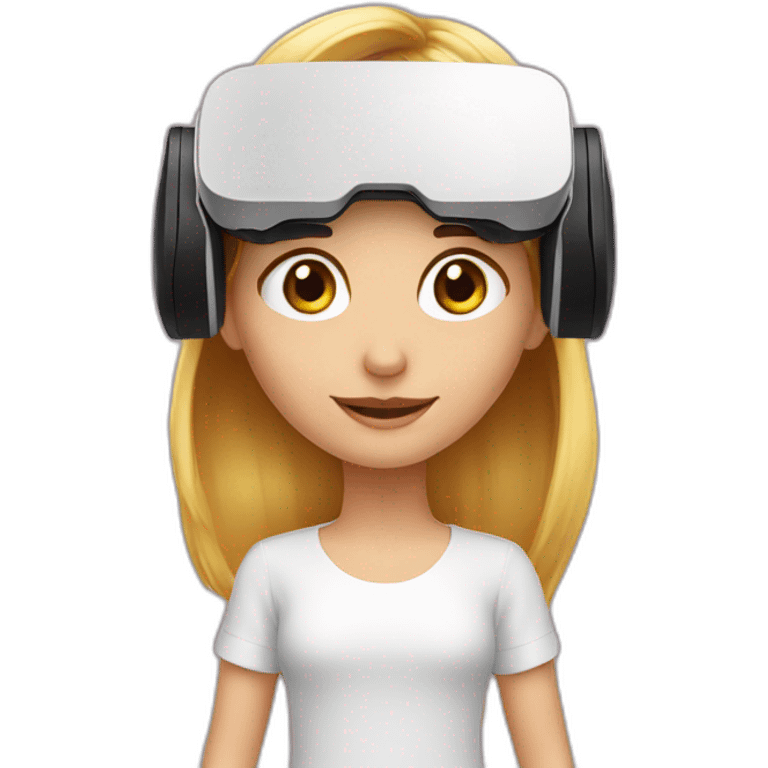 virtual-reality-eadset-girl emoji