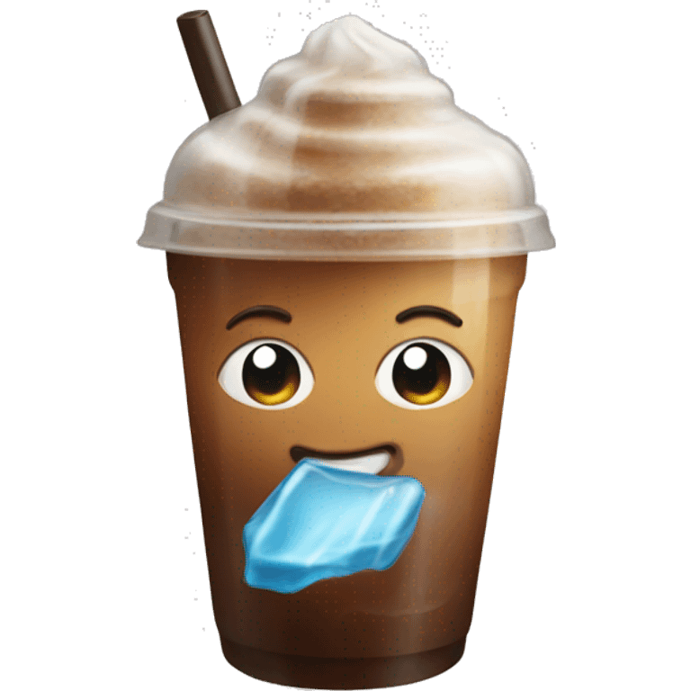 Iced coffe emoji