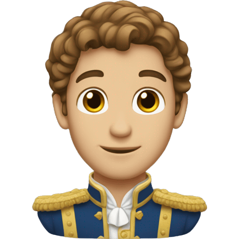 prince charming with brown hair  emoji