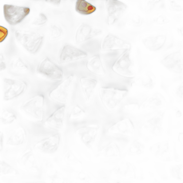 Raining pizza emoji