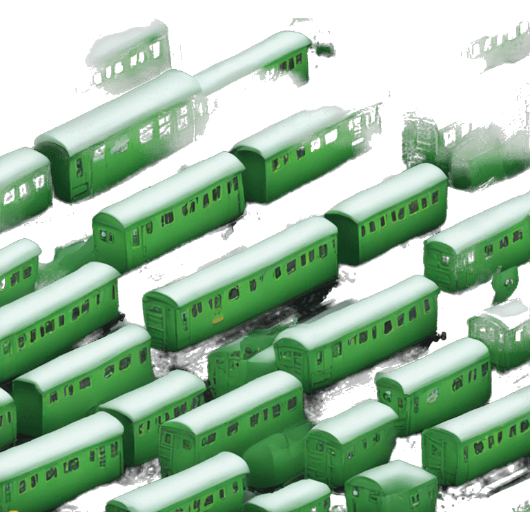 Green train emoji emoji