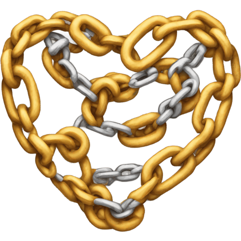 chain heart emoji