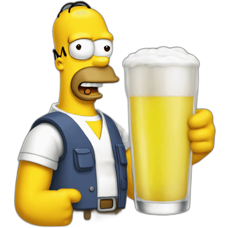 homer simsonp drink emoji