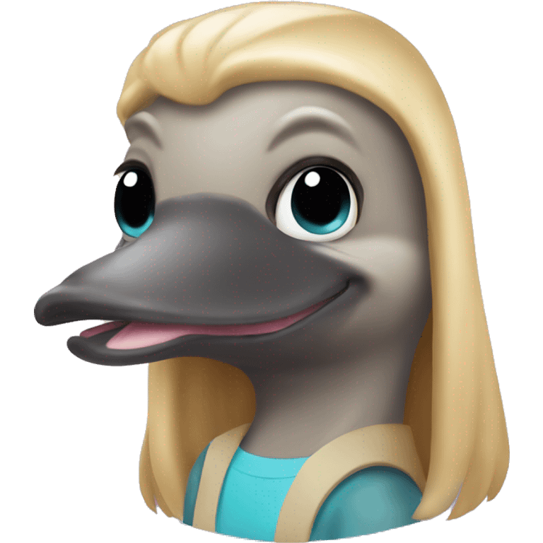 Blonde platypus  emoji