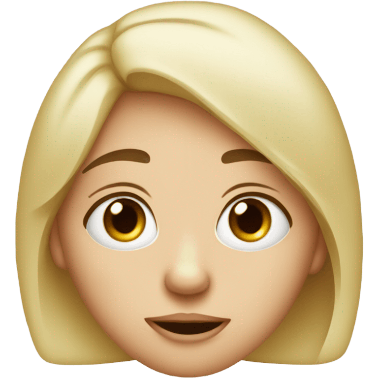 A Emily face plugging its nose emoji