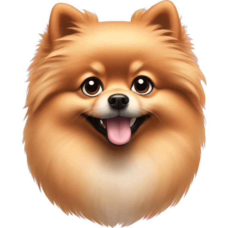 pink pomeranian emoji