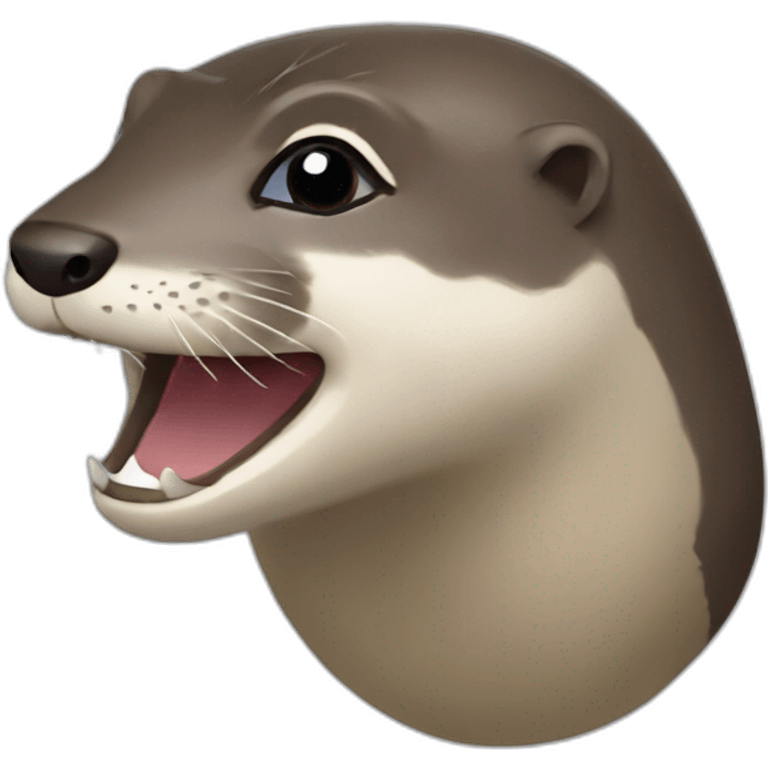 Loutre sur ours emoji