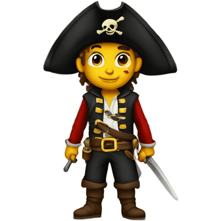 pirate kid emoji