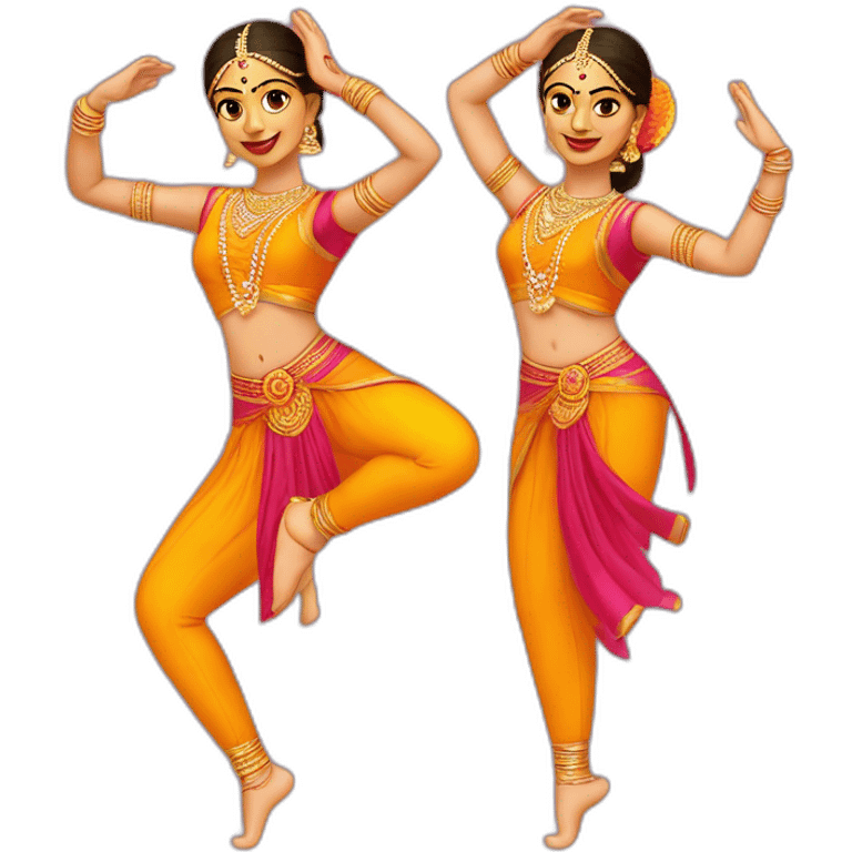 a bharatanatyam dancer emoji