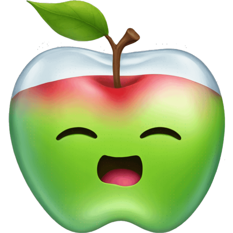 liquid apple emoji