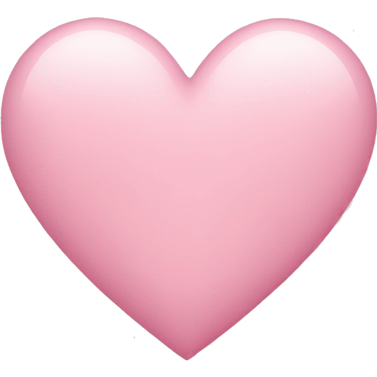 light pink heart emoji