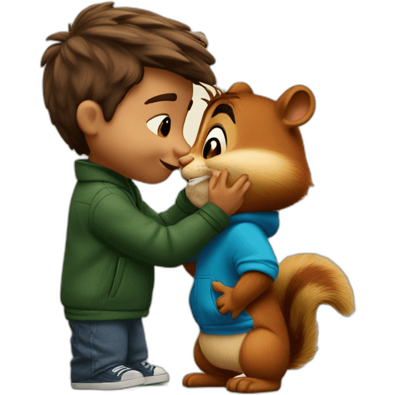 ste ellis making out with alvin the chipmunk emoji