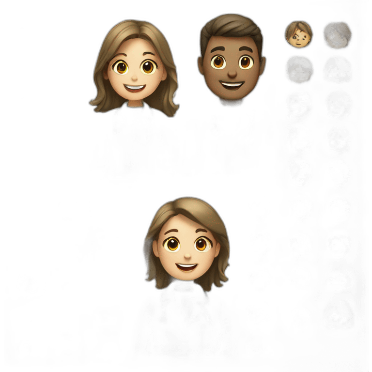 dentist girl and boy emoji