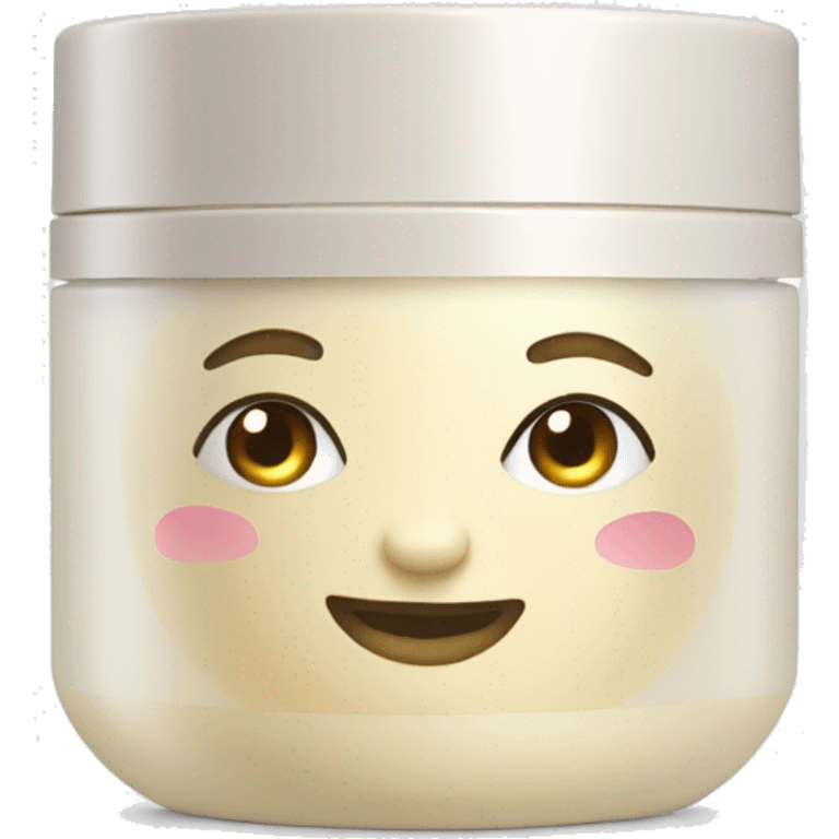 body moisturizer cream pot emoji