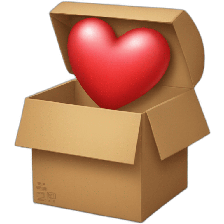 heart in box emoji