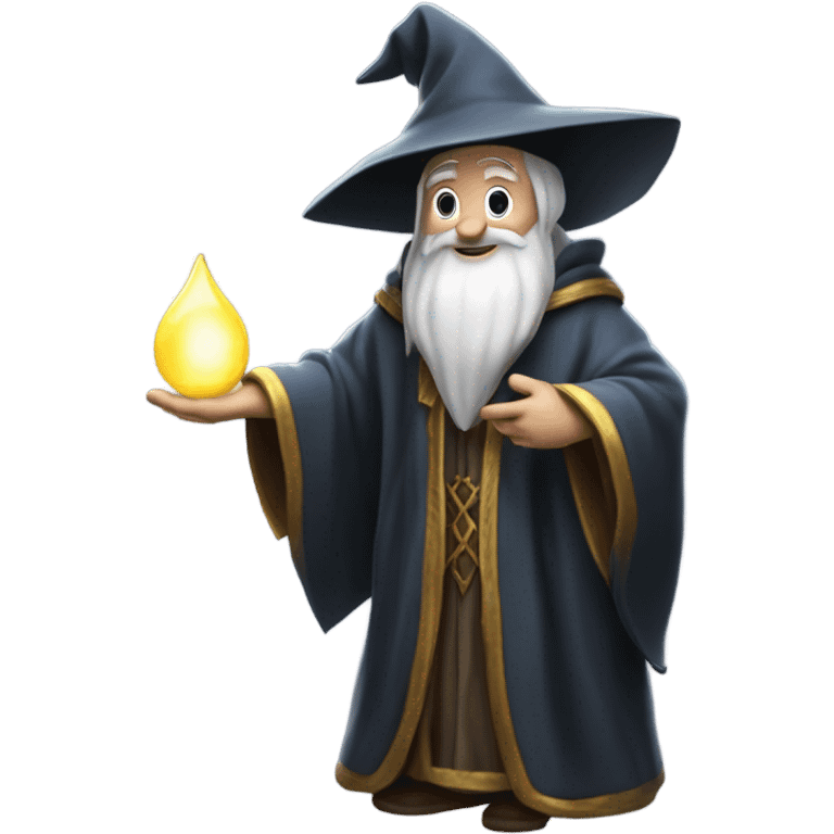 wizard holding database emoji