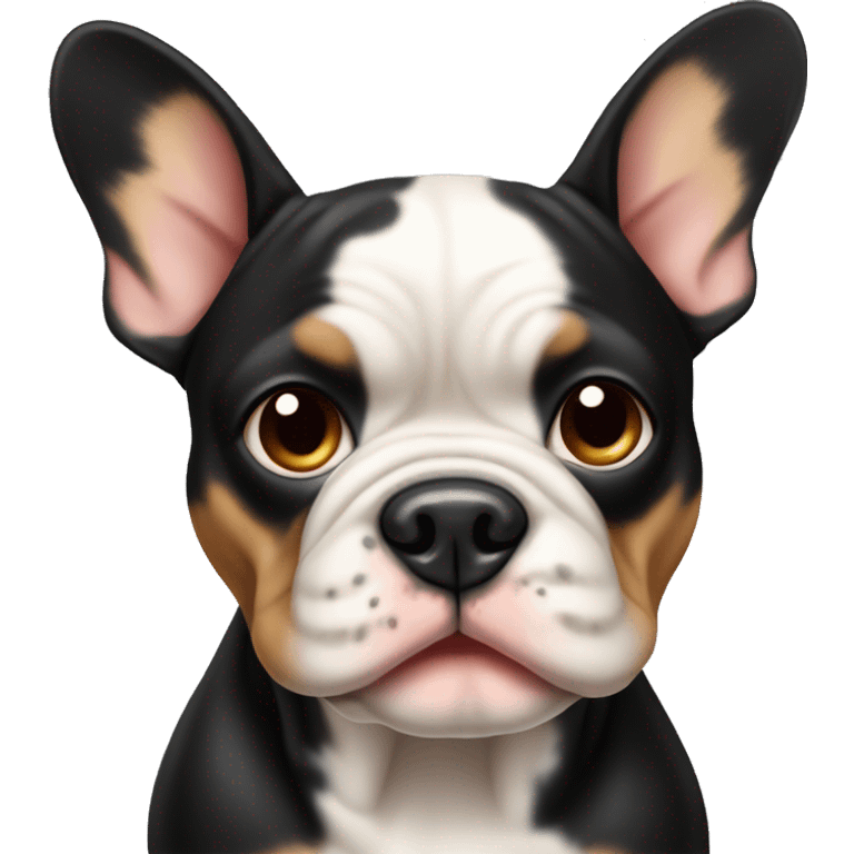 French bull dog Black and Tan emoji