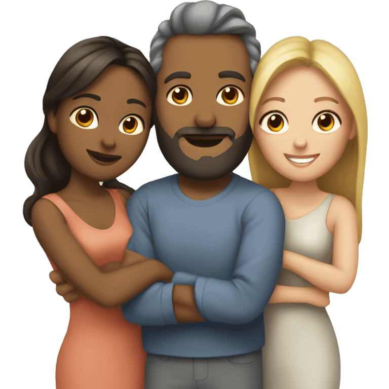 Husband with their wives  emoji