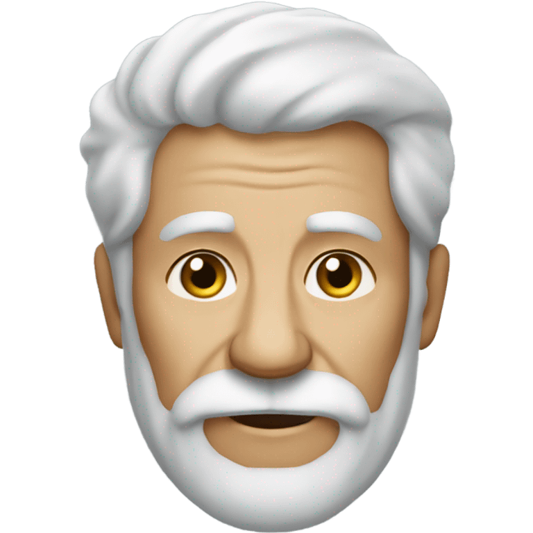 An old man with a huge beard emoji