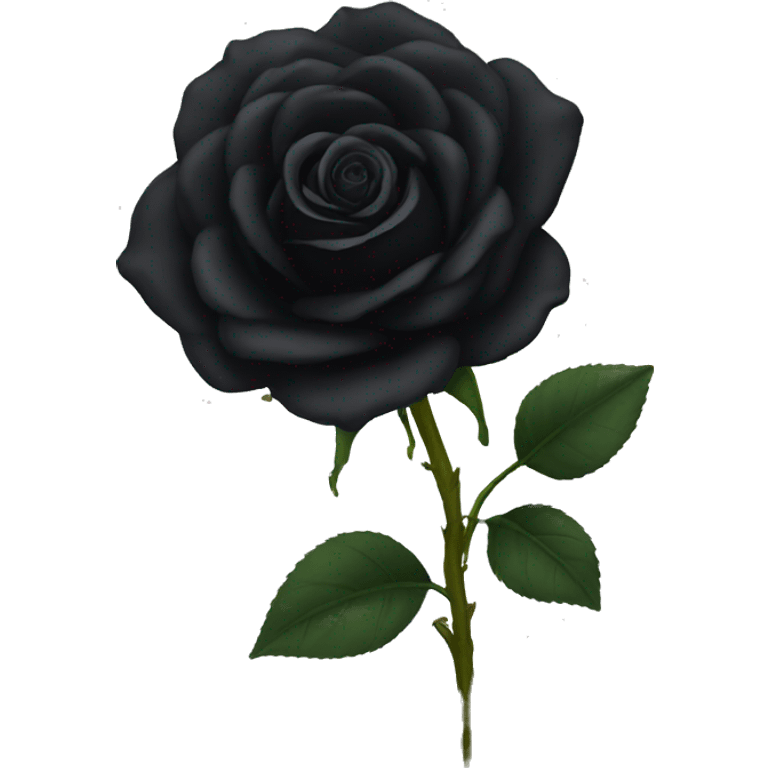 black rose emoji