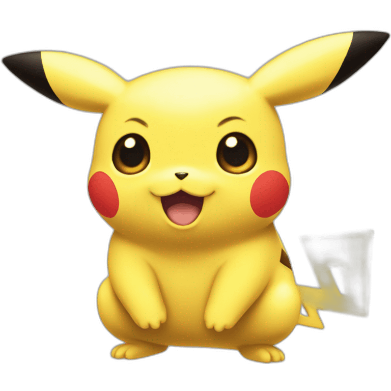 Tete de pikachu emoji