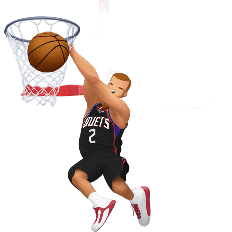 Blake griffin dunking basketball on lil peep emoji