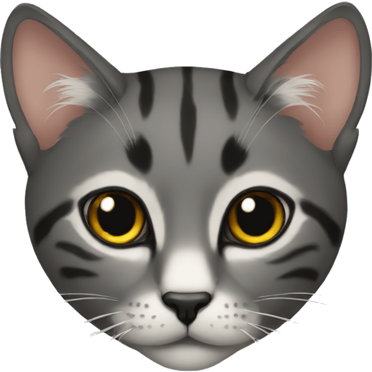 Cat therian black emoji