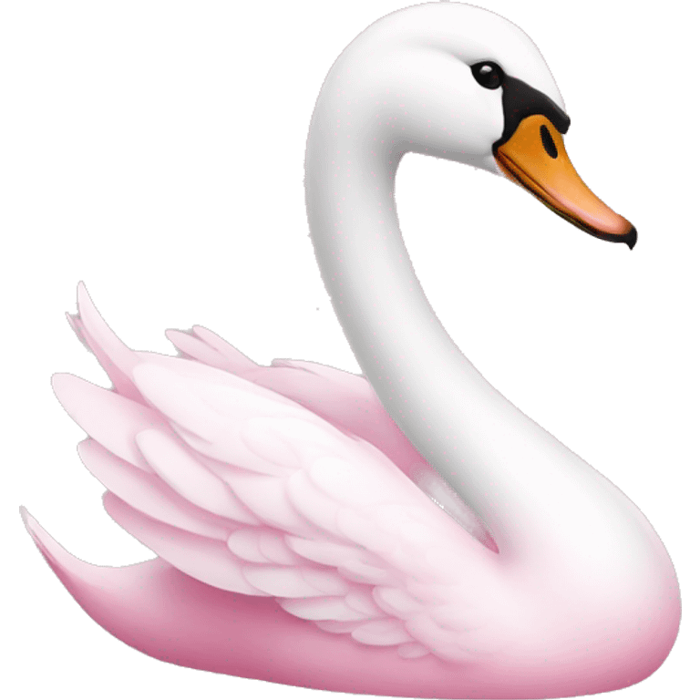 swan pink emoji