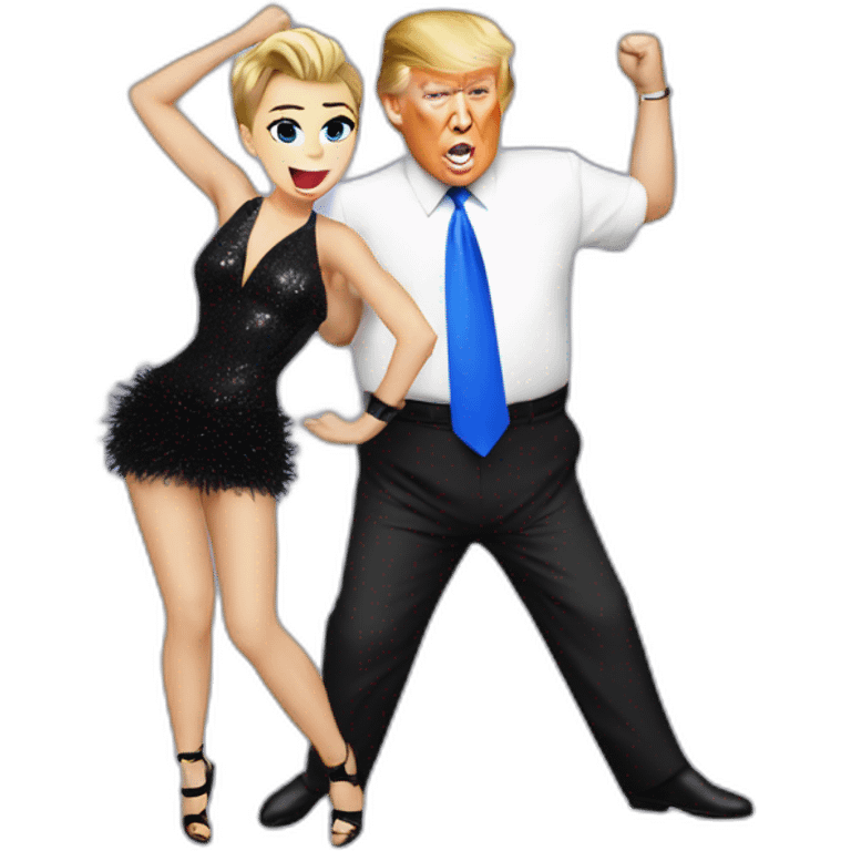 mileycyrus-dancing-with-trump emoji