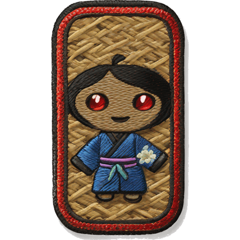 embroidered omamori emoji