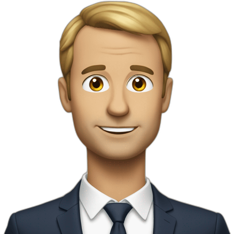 Chat sur Macron emoji