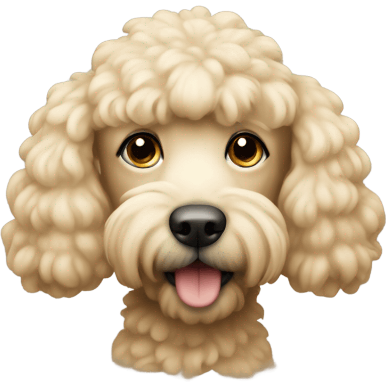 caniche beige emoji