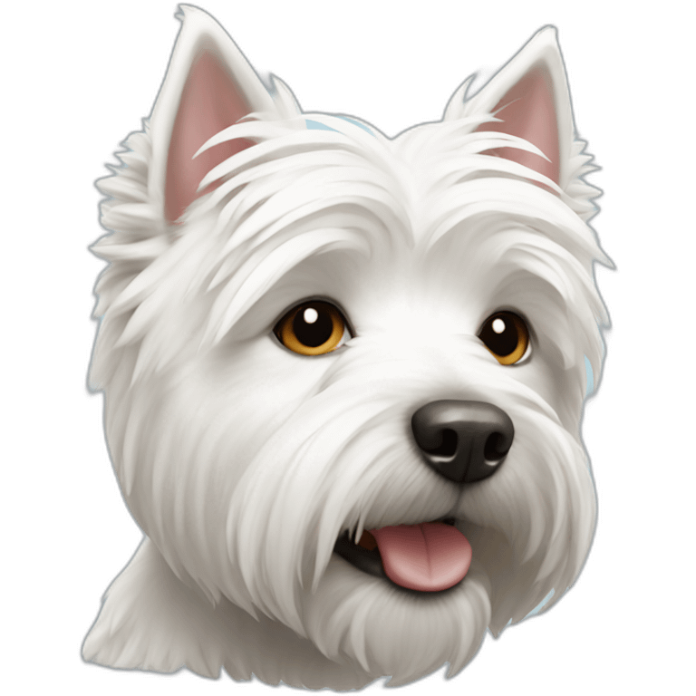 west highland white terrier emoji