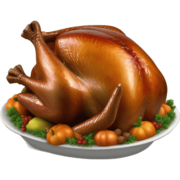 Thanksgiving turkey ￼ emoji