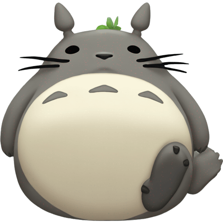 totoro sleeping emoji