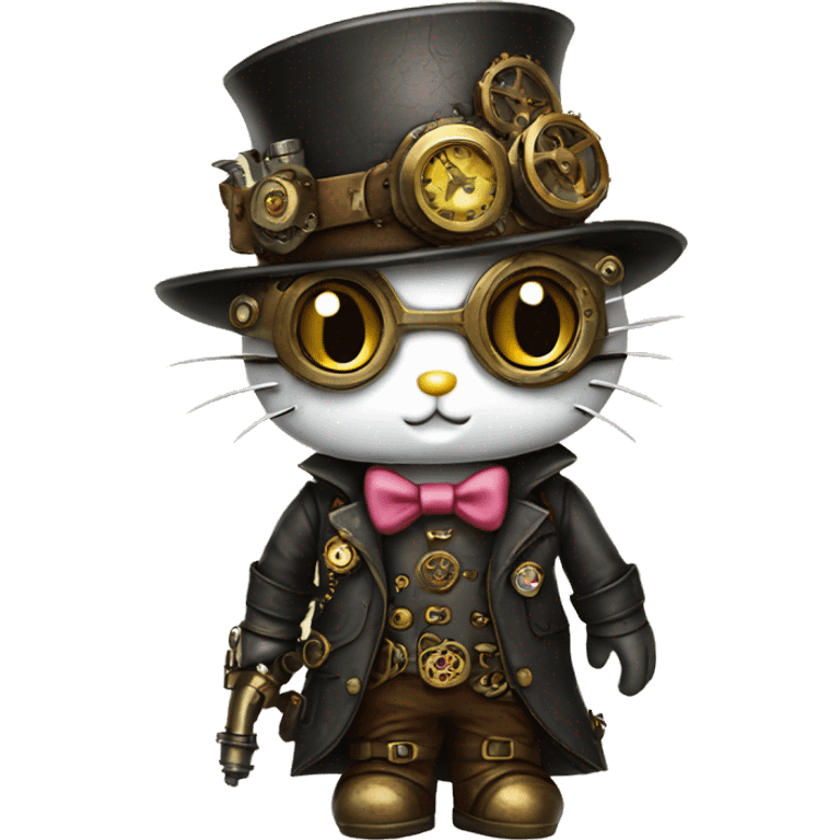 Hello kitty steampunk emoji