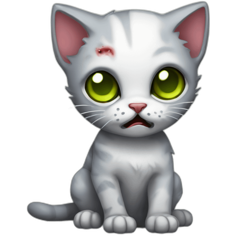 zombie kitten emoji