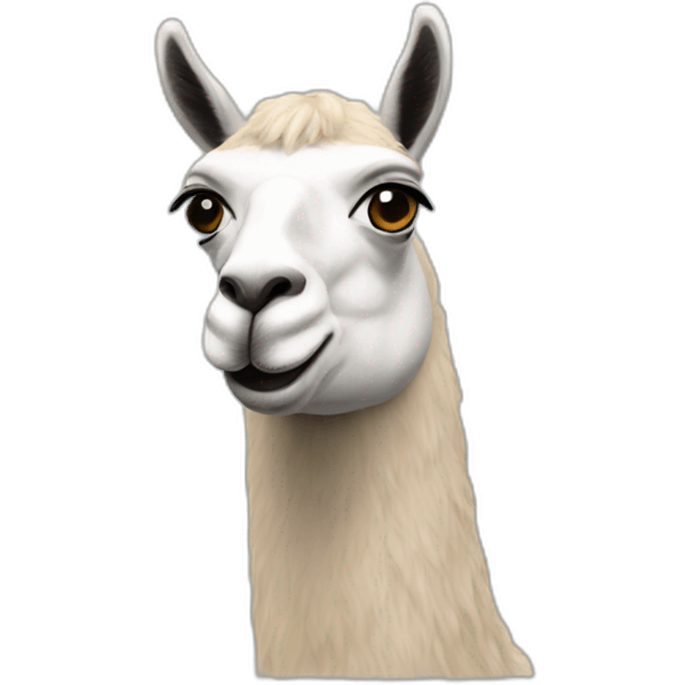 Un lama facher emoji