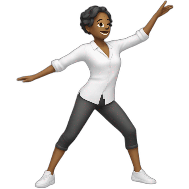 Dab femme emoji