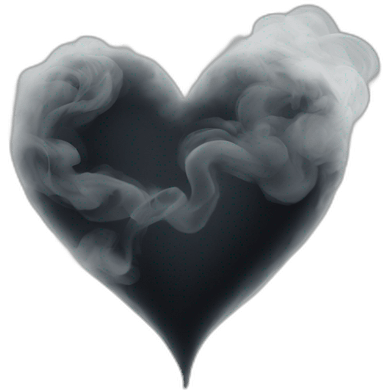 heart shaped smoke emoji