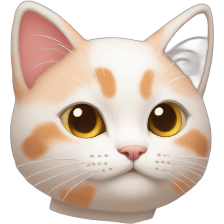 Mitao cat, peach sticker cat emoji