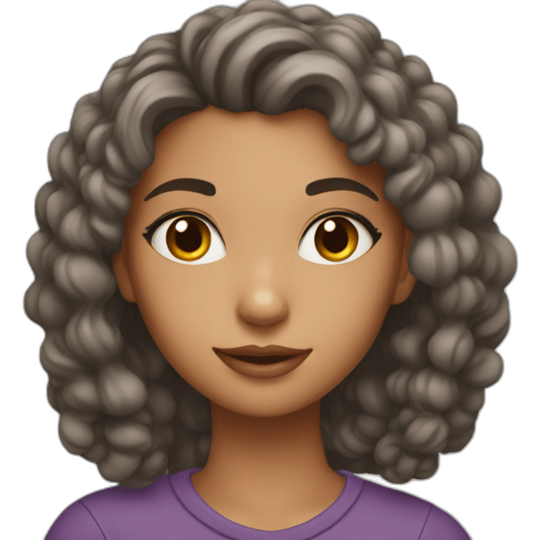 a beautiful  girl emoji