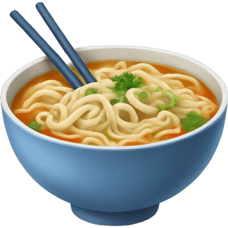 Noodle soup emoji