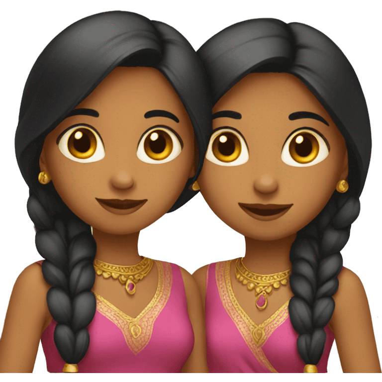 two indian girls emoji